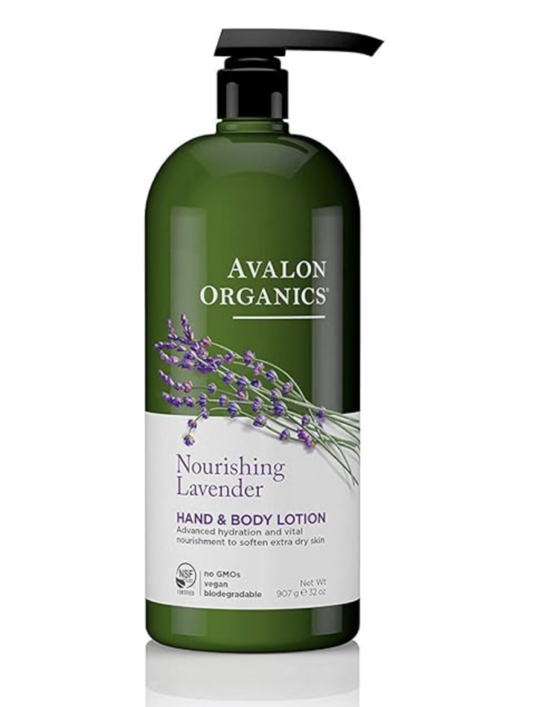 non toxic body lotion - avalon organics